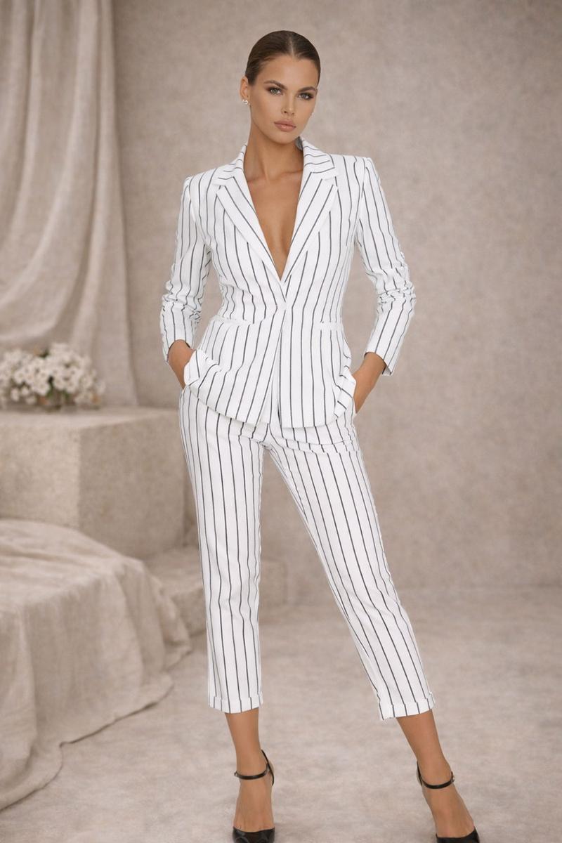 Striped pants and blazer - Agency